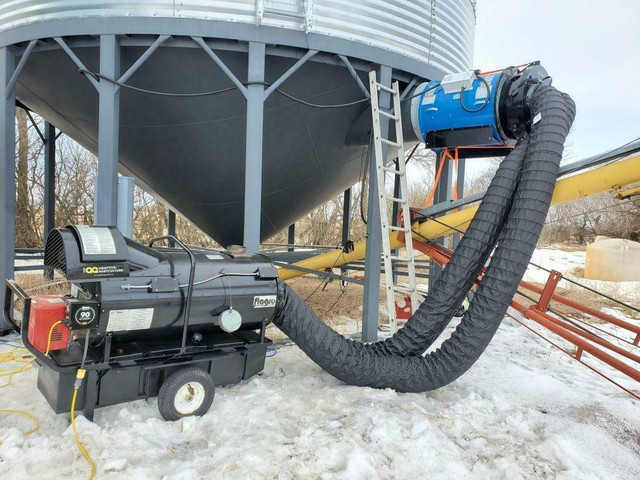 Turn your bin into a grain dryer with sensors,  Supplemental heat Grain dryer aeration  systems : FrostFighter/Flagro in Other Business & Industrial