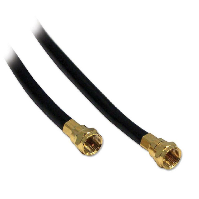 50 ft. BlueDiamond RG6 F-Type Video Coaxial Cable - Double Shielded - Black in Video & TV Accessories in Québec