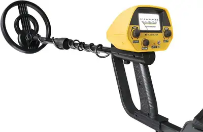 METAL DETECTOR WITH 7.5 INCH WATERPROOF SEARCH COIL -- FIND LOST GOLD AND GET RICH! The same metal d...