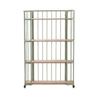 17 Stories Camden Rolling Etagere Bookcase