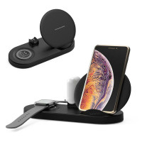 NEW 5 IN 1 WIRELESS CHARGER PHONE WATCH EARBUDS 438485
