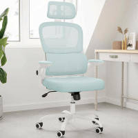 Soohow Soohow Ergonomic Home Office Chair, Mesh Desk Chair With Lumbar Support, Comfy Computer Desk Chair With Flip Armr
