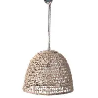Highland Dunes Sklar 1 - Light Single Bell Pendant with Wrought Iron Accents