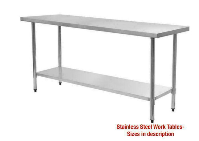 15% OFF - BRAND NEW STAINLESS STEEL SALE Work Tables/Sinks/Shelves/Faucets**GREAT DEALS** (Open Ad For More Details) in Other Business & Industrial - Image 3