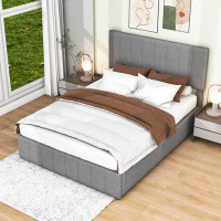 Latitude Run® Roxy Upholstered Platform Bed With Storage