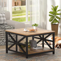 17 Stories 27.6 inch Modern Square Sofa Table Center Table