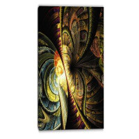 Made in Canada - Design Art Fractal Illustration Abstract Digital Graphic Art on Wrapped Canvas