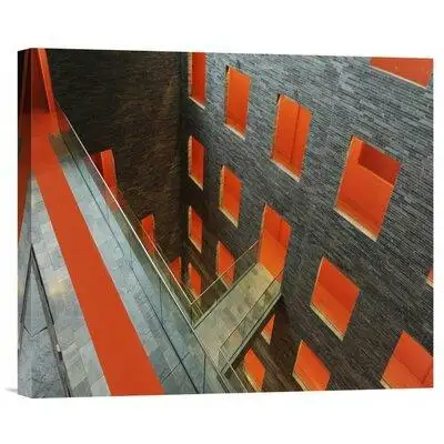 Global Gallery 'The Orange Carpet' by Huib Limberg Photographic Print on Wrapped Canvas