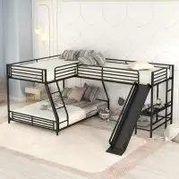 Isabelle & Max™ Aidas Metal Loft Bed Storage Bed