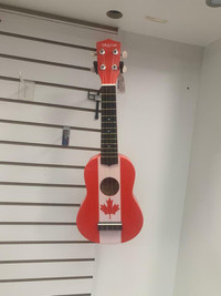 Molakai MRCF-15 Soprano Canadian Flag Ukulele. We Sell New and Used Musical Instruments. (SKU#56230) (JE0110490)