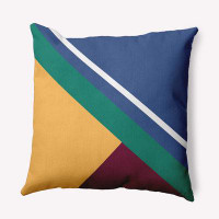 Latitude Run® Bold Shapes Polyester Decorative Pillow Square