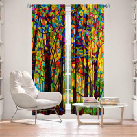 East Urban Home Lined Window Curtains 2-panel Set for Window by Mandy Budan - Standing Room Only