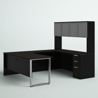 Upper Square™ Glidden Reversible U-Shape Corner Desk with Hutch