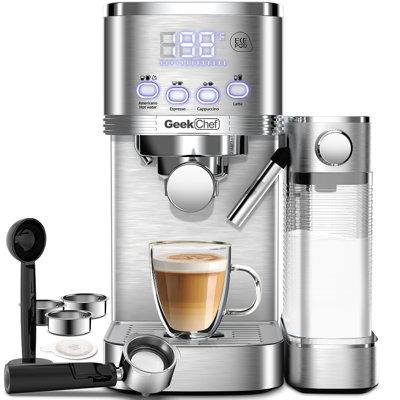 Geek Chef Espresso Machine 20 Bar Pump Pressure Cappuccino latte Maker Coffee Machine in Coffee Makers