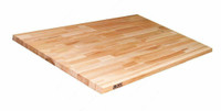 Maple or Walnut, Solid 1 1/2 In Island Counter Top - Depth 27-42 Width 24-97 ( Butcher Block )  Prices are in the Ad