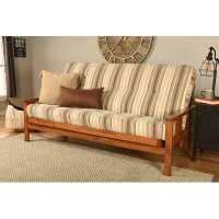 The Twillery Co. Stratford Full-Size Futon Frame Includes Mattress