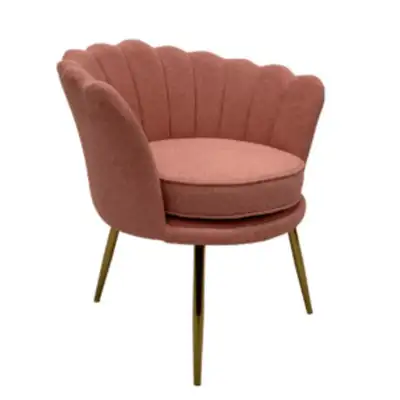 Introducing the Flora Sofa Chair in Pink Blush, a delightful blend of elegance and comfort that will...