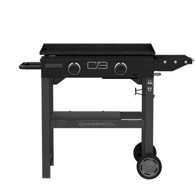 Charbroil Charbroil Performance Series 28" 2-Burner Flat Top Gas Griddle Cart, Black in Other