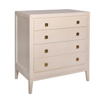 ellahome Franklin Solid Wood 4 - Drawer Accent Chest