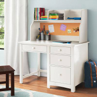 Three Posts™ Baby & Kids Agnew 48" Writing Desk with Hutch