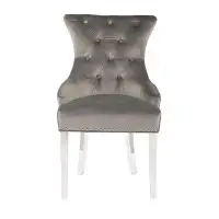 CANDLE LIGHT DECOR Champagne Chair Grey