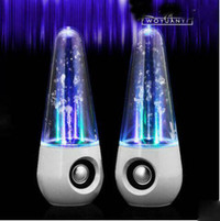 BLUETOOTH Wifi WATER DANCING Speakers 2 Colours BLACK OR WHITE ( BEAUTIFUL NEW-YEAR GIFT)