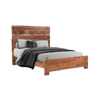 Loon Peak Finneytown Solid Wood Panel Bed