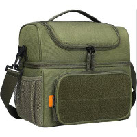Prep & Savour Mens Insulated Lunch Box, Dual Compartment Lunch Bag Coolers With Shoulder Strap For Men Women Adult To Of