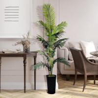 Primrue 72" Artificial Palm Tree in Planter