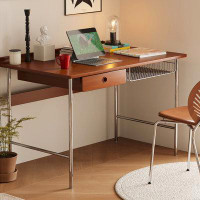 Latitude Run® Ventnor Solid Wood Desk