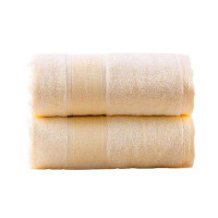 JML 2 Piece  Bamboo Bath Towels Luxury Bath Towel Set For Bathroom(27"X54") Hypoallergenic, Soft And Absorbent, Odour Re