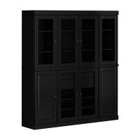 Wildon Home® 100% Solid Wood Modular Pantry with 2-Drawer Kit