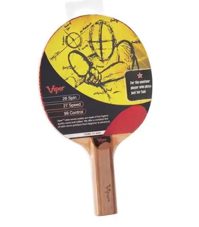 Ping Pong Racket - Viper Brand - One Star - $11.95