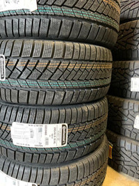 FOUR NEW 245 / 45 R18 CONTINENTAL TS830 WINTER TIRES RUNFLAT -- SALE