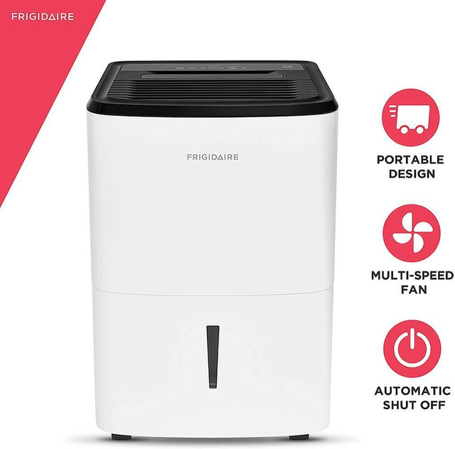 HUGE Discount ! Frigidaire FFAD5033W1 Portable Dehumidifier 50 Pint | FAST, FREE Deliveiry to Your Door dans Chauffages et humidificateurs