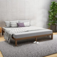 Latitude Run® Wood Platform Bed Frame