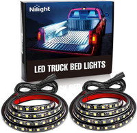 Nilight - TR-05 2PCS 60 Inch 180 LEDs Bed Strip Kit for  for Cargo, Pickup Truck