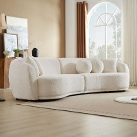 Brayden Studio 124.4" Curved Modular Sofa
