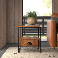 The Twillery Co. Creola End Table with Storage
