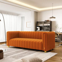 Mercer41 Roswitha 81.3'' Velvet Sofa