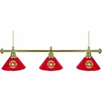 Trademark Global Fire Fighter 3-Light Pool Table Cone Pendant