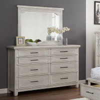 Andrew Home Studio Muhnes 8-drawer Dresser With Mirror
