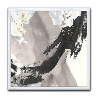 Made in Canada - East Urban Home 'Glam Painted Arcs III' - Picture Frame Print on Canvas