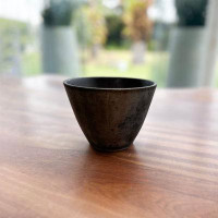 17 Stories Rustic Limestone Conical Bowl