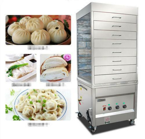 Electric Steam Warmer Commercial 8 Cabinet Dumpling Cooker Display - brand new - FREE SHIPPING in Other Business & Industrial - Image 2