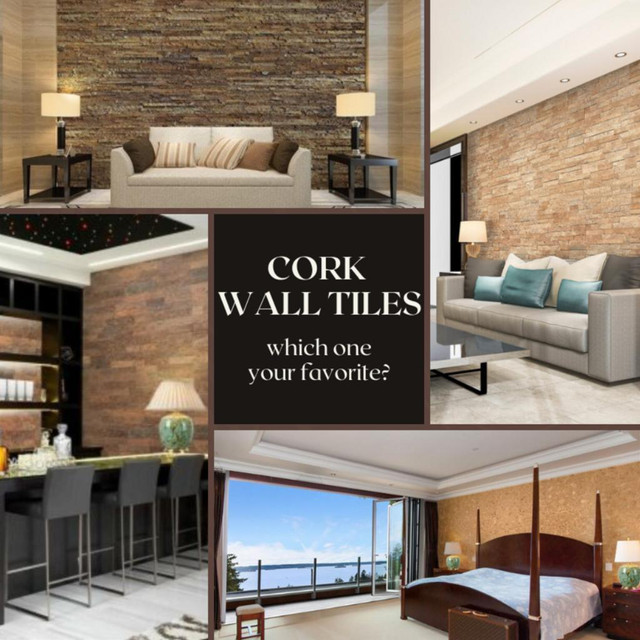 Shop Cork Wall Tiles for Timeless Beauty and Acoustic Comfort! (Free sample is available) in Floors & Walls