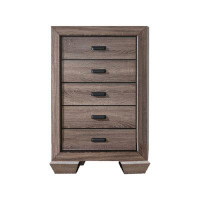 17 Stories Wood 5 Drawer Chest