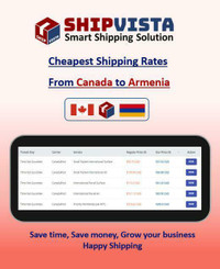 Cheapest Shipping to Armenia from Canada