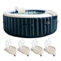 Intex Intex Purespa Plus Portable Inflatable Spa and Attachable Snack Tray (4 Pack)