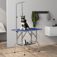 Pet Grooming Table 35.4" x 23.6" x 29.5" Blue